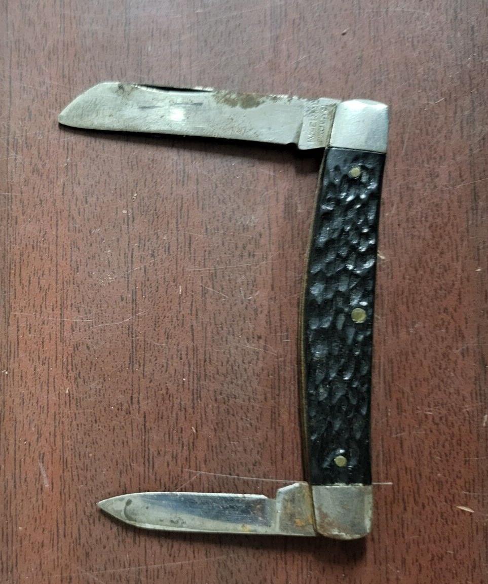 Antique Imperial 2 Blade Pocket Knife Providence RI 1.5 & 2" Blades