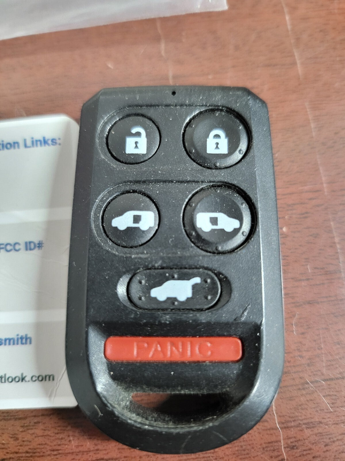 Key Fob Replacement LEHD5011 Automotive Keyless Entry FT501 Self-Programing Blac