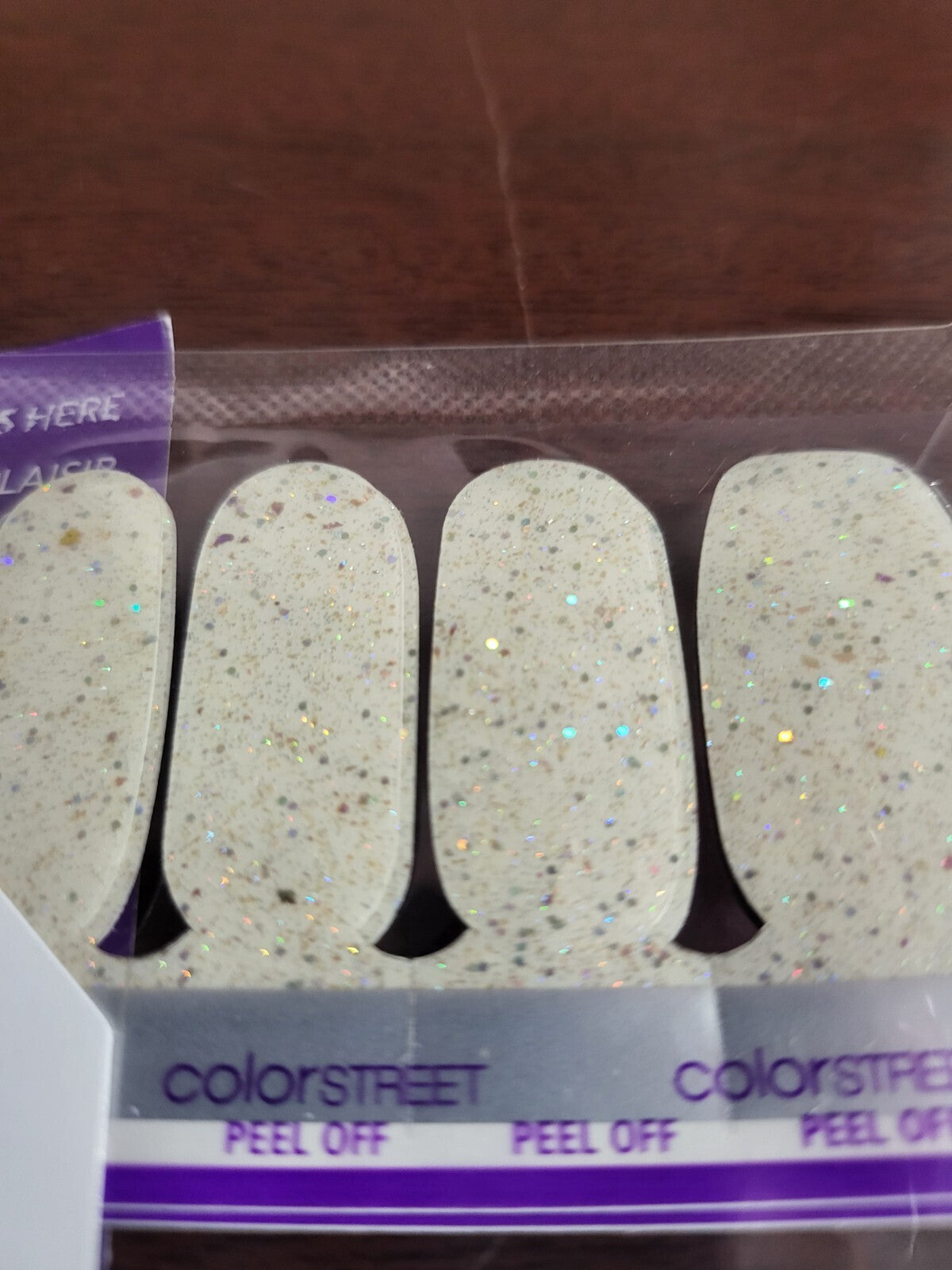 Color Street Nail Strips 12 ct Full Set Virtual Views Sparkle NIP US Made