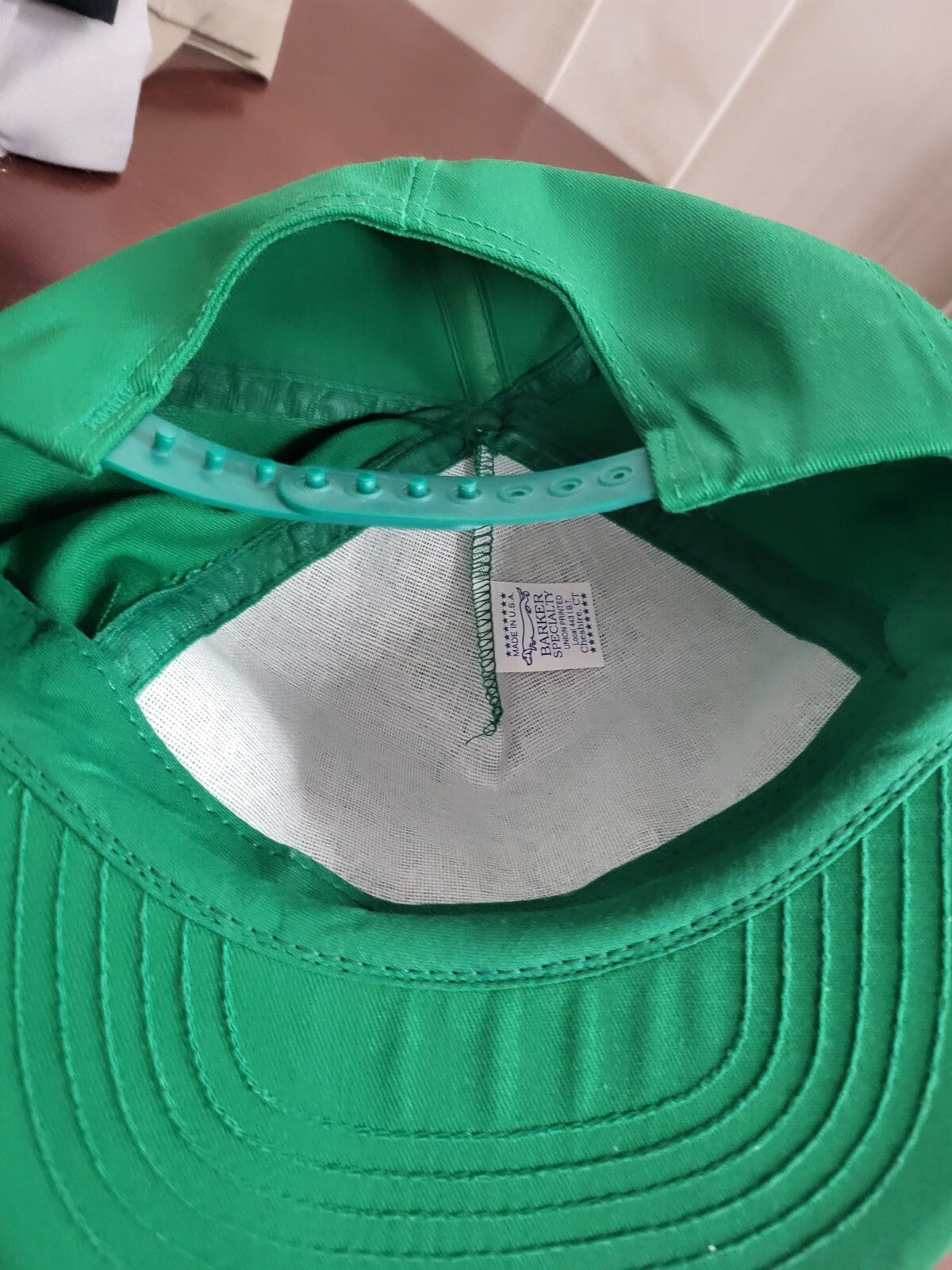 Baseball Cap AG CENSUS USA Green Snap Back Sport Cap One Size Adjustable