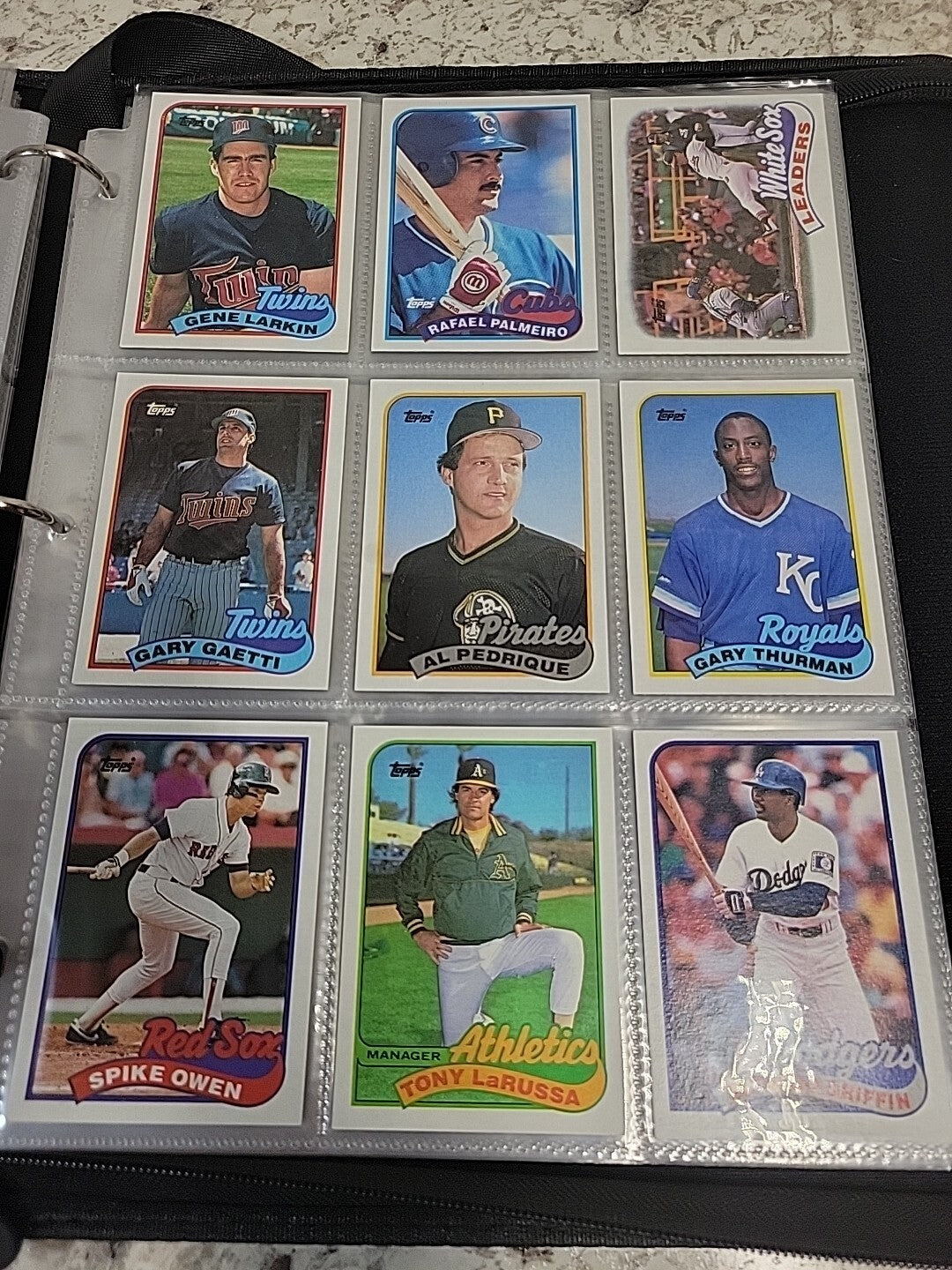 baseball card binder album Half Full Of Baseball Cards, Baseball Cards Lot