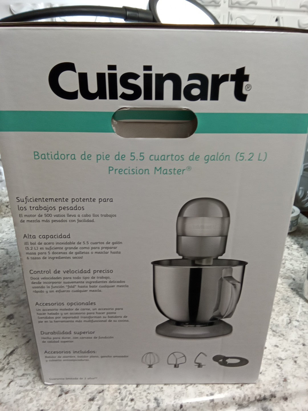 Cuisinart SMD-50 Precision Master 5.5 Quart Digital Stand Mixer - Silver
