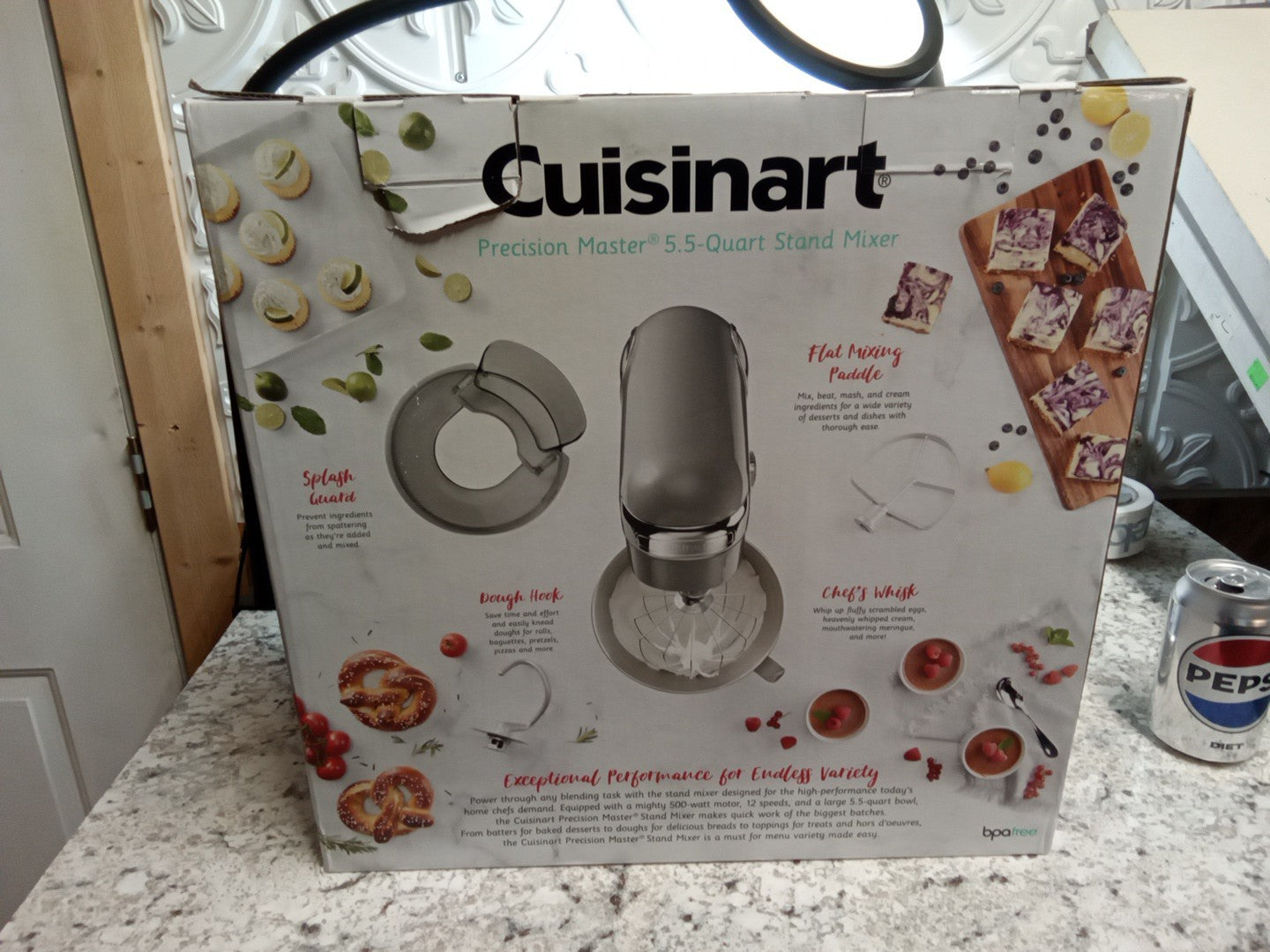 Cuisinart SMD-50 Precision Master 5.5 Quart Digital Stand Mixer - Silver