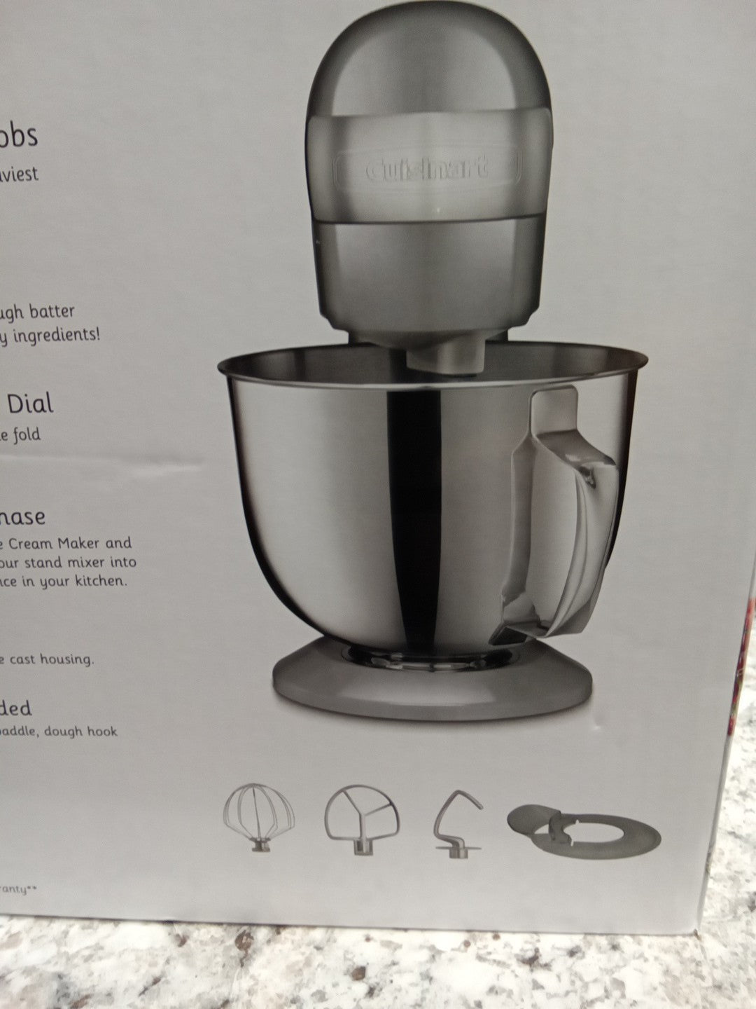 Cuisinart SMD-50 Precision Master 5.5 Quart Digital Stand Mixer - Silver