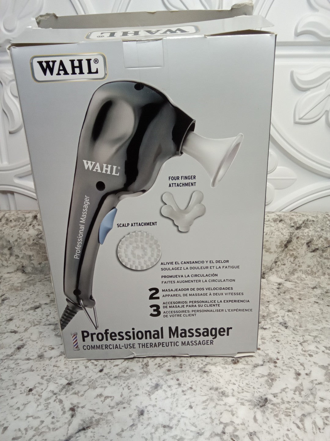 Wahl Professional Pro Massager Quiet Therapeutic Massage, NOB Commercial Use