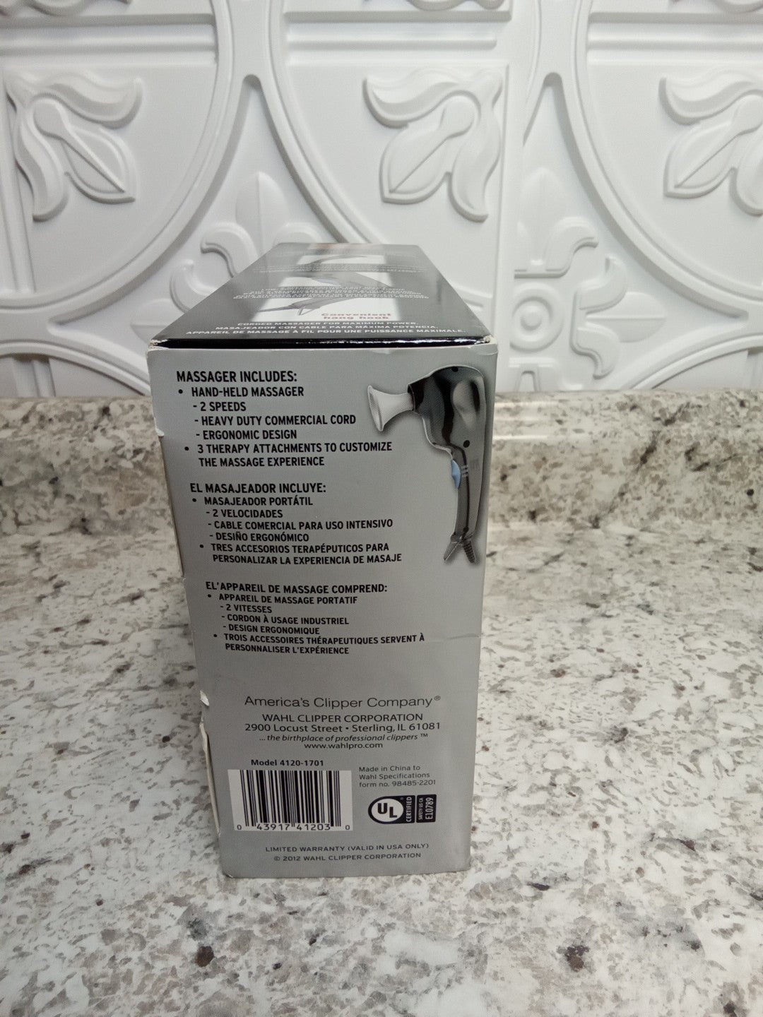 Wahl Professional Pro Massager Quiet Therapeutic Massage, NOB Commercial Use