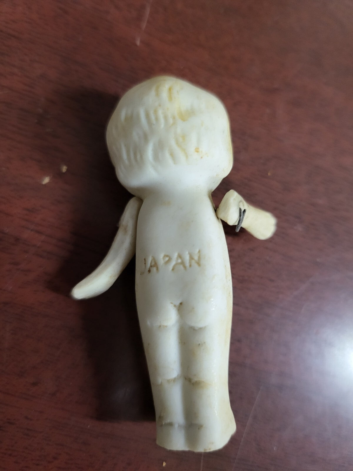Vintage Bisque Doll Hinged Arms Made In Japan 2.5"H #4208