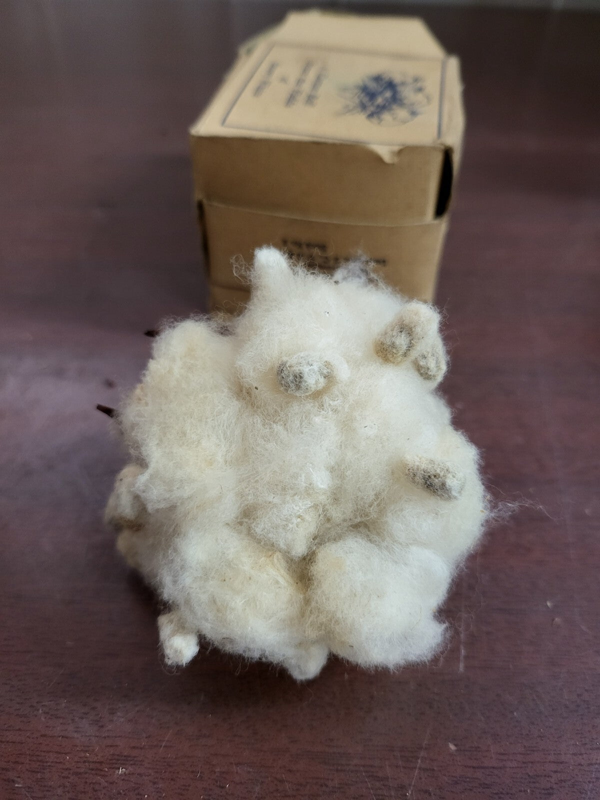 A Cotton Boll From The Fields of Snowy White Cotton & Pecan Souveniers SC #4317