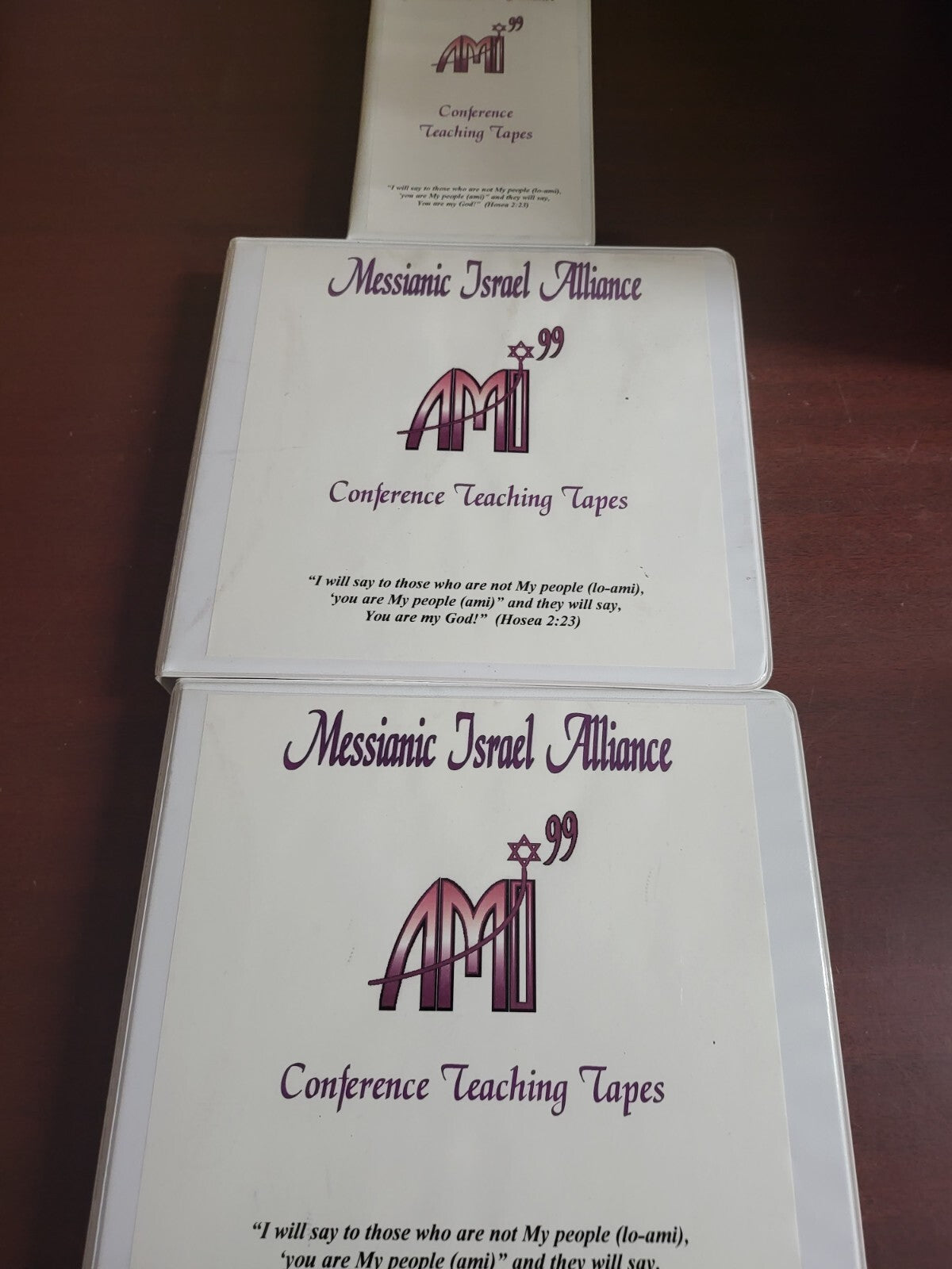 Messianic Israel Alliance 1999 Teaching Tapes 30 Cassette Tapes #2822