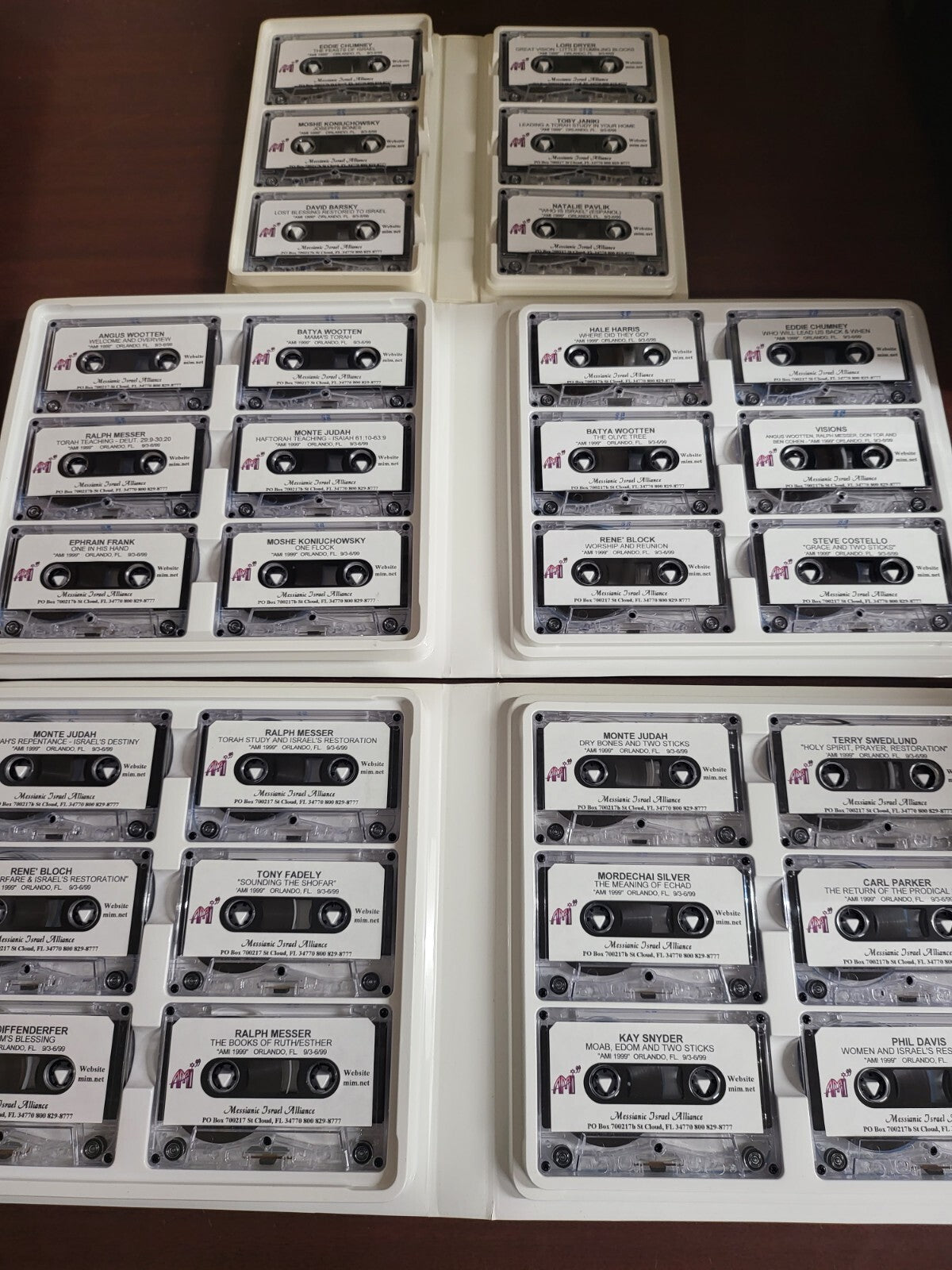 Messianic Israel Alliance 1999 Teaching Tapes 30 Cassette Tapes #2822