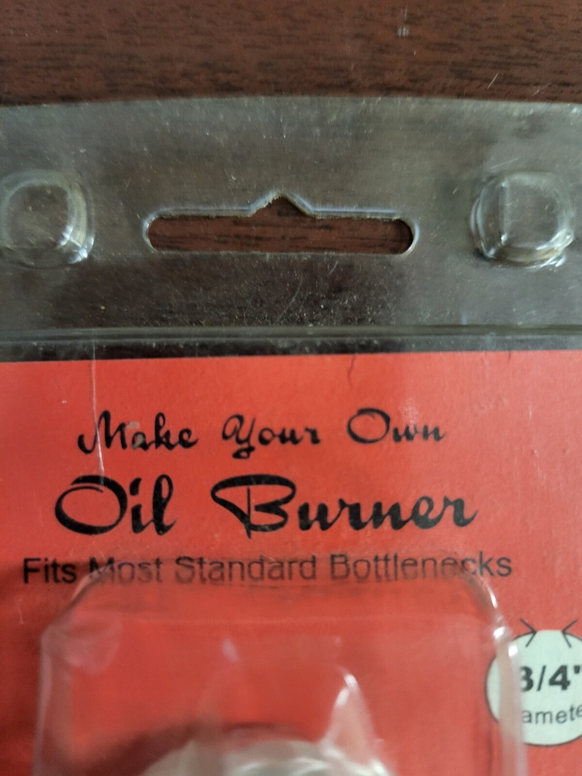 Make Your Own Oil Burner Lamp WICK Cap Lid 3/4" Fits Most Standard Bottle Necks