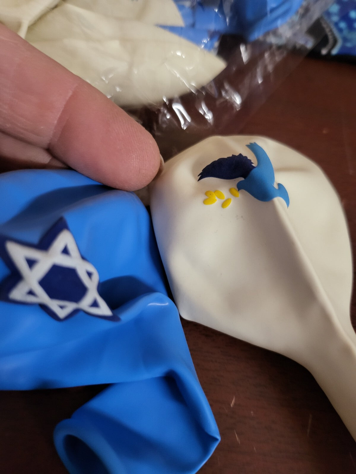 40 Hanukkah Supplies Jewish Balloons in 4 Designs NIP ~10"