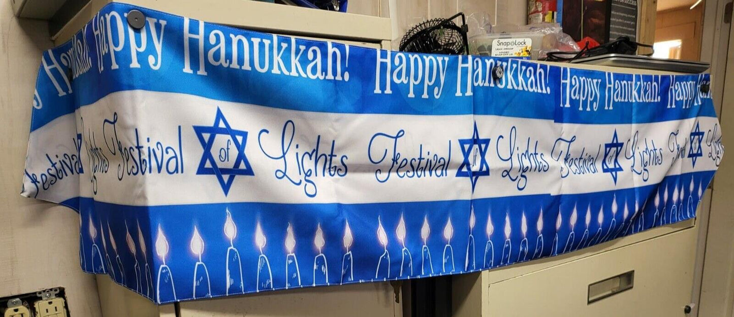 Hanukkah Banner Festival Of Lights 70L x 12.5"H NIP