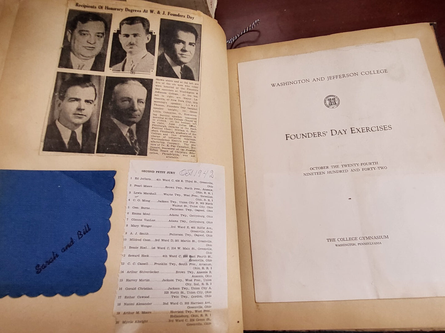 Vintage Scrapbook 1930-70s era National & Local News Personal Memorabilia* #2815