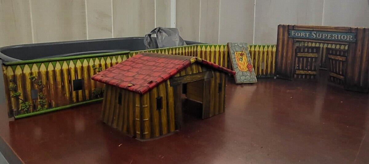 1950s Fort Superior Play Set 9 Pieces T Cohn Cohen