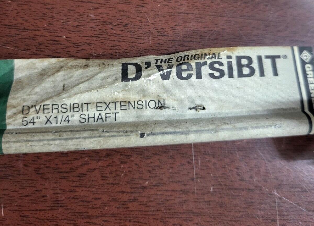 D'versiBIT Extension 54" x 1.4" Shaft 54" Drill Bit Extender NOS