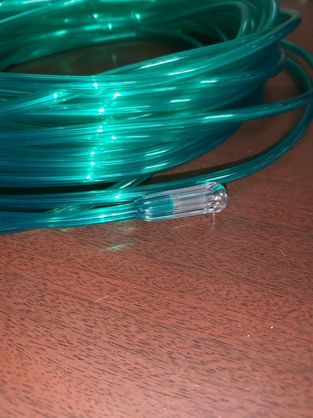 50 ft Green Tubing 1/4" with Connectors Bulk Item Air Line Water Line Max30 GPH