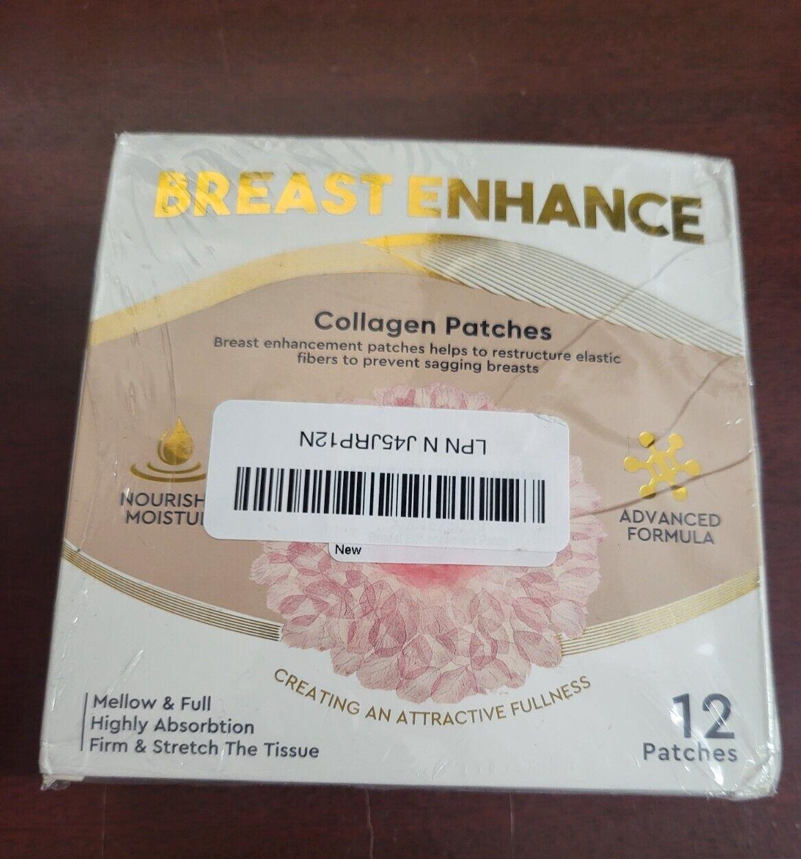 12 Breast Enhance Collagen Patches Nourishing Moisture exp 07/2027 *