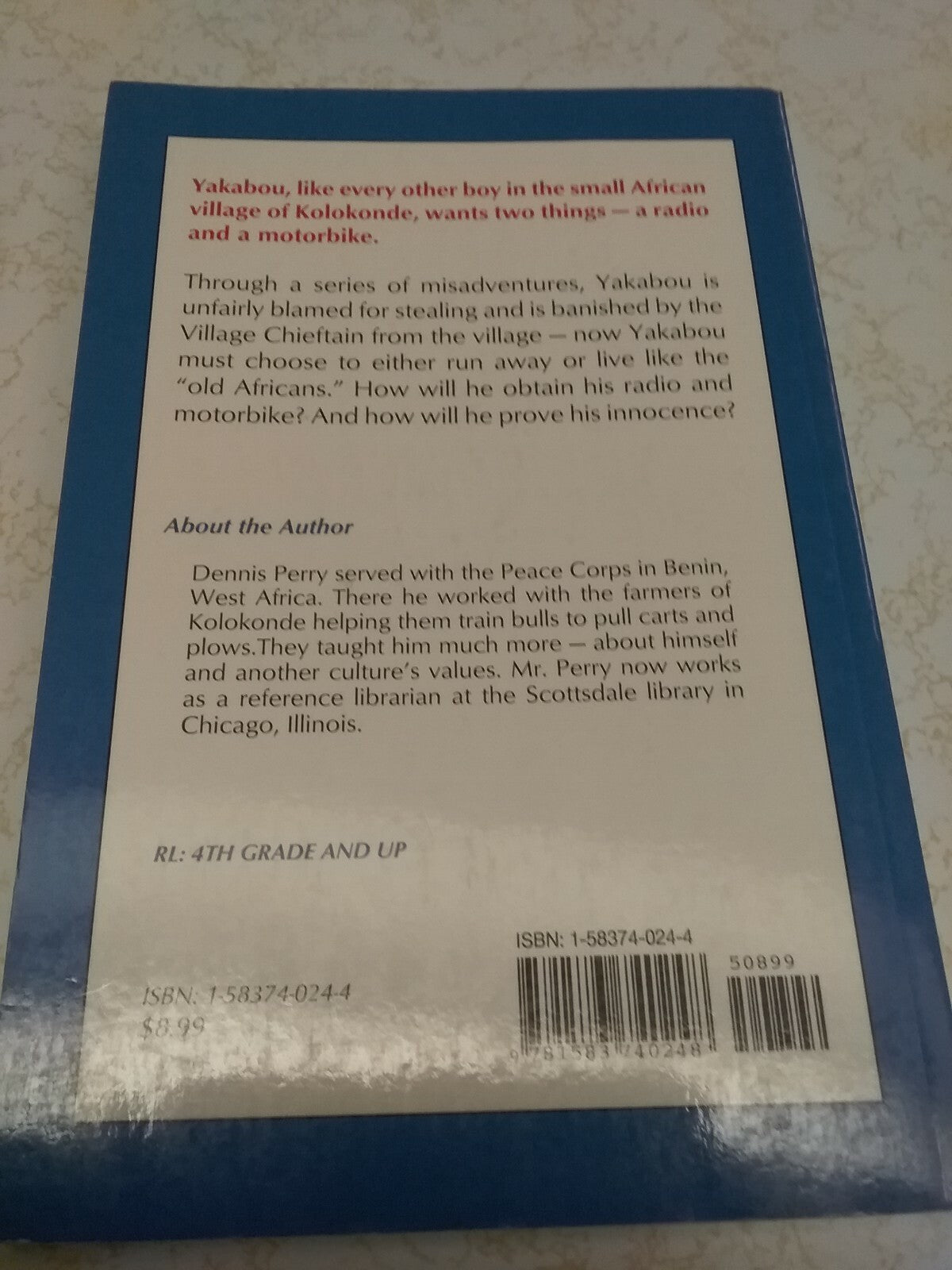 Book - Yakabou Must Choose By: Dennis Perry