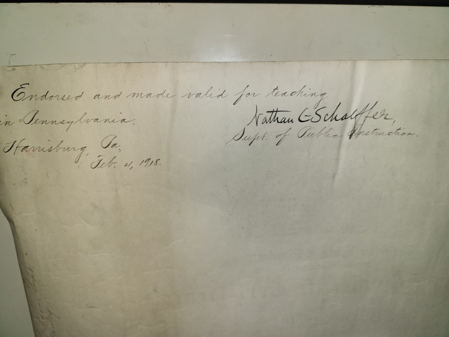 5 Antique Documents Lenora Eisele PA OH 1918 - 20 BOE US Treasury More