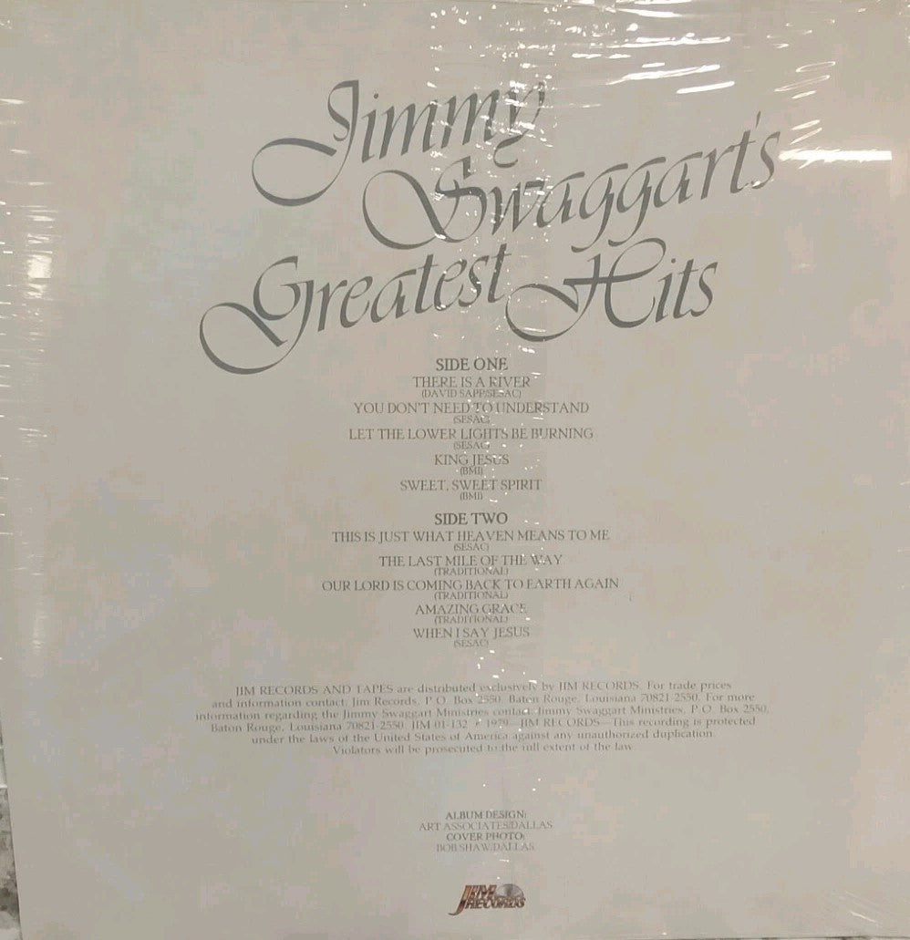 Jimmy Swaggart's Greatest Hits Vinyl Record