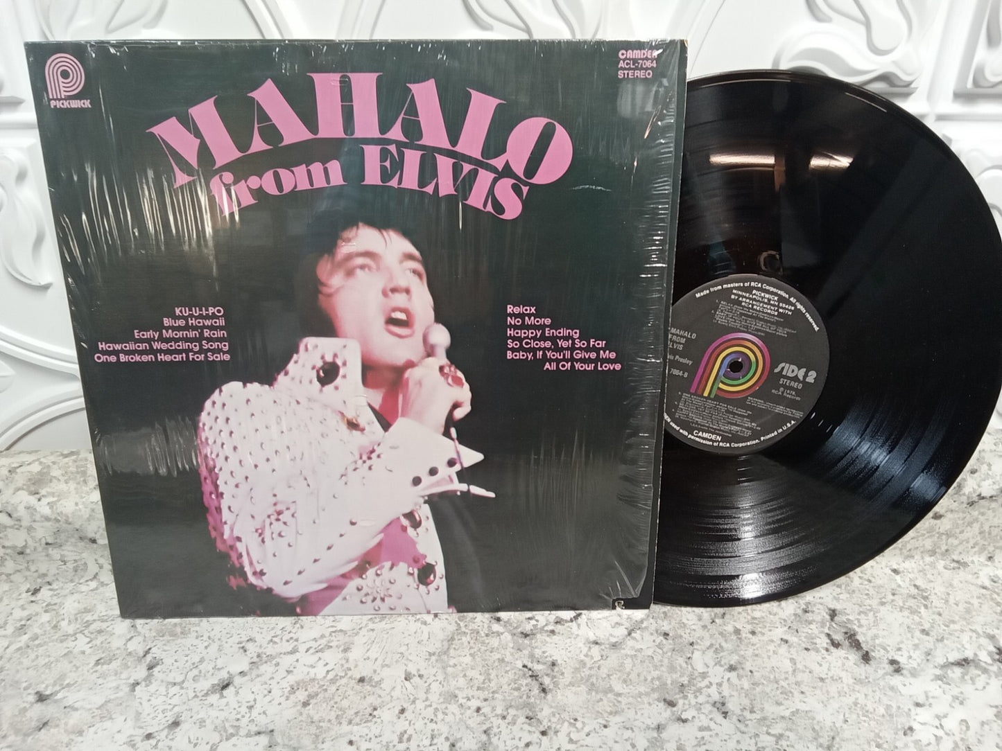 Mahalo From Elvis Vinyl Record