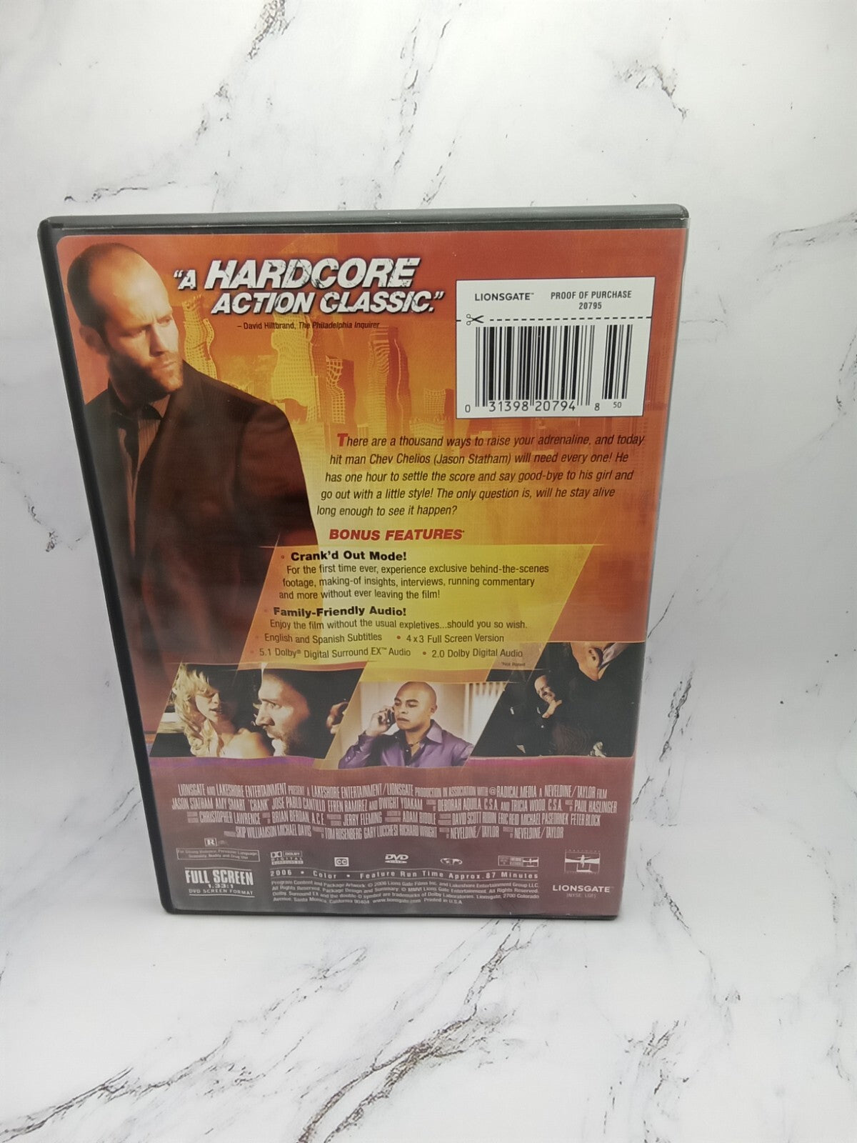 Crank Dvd Jason Statham