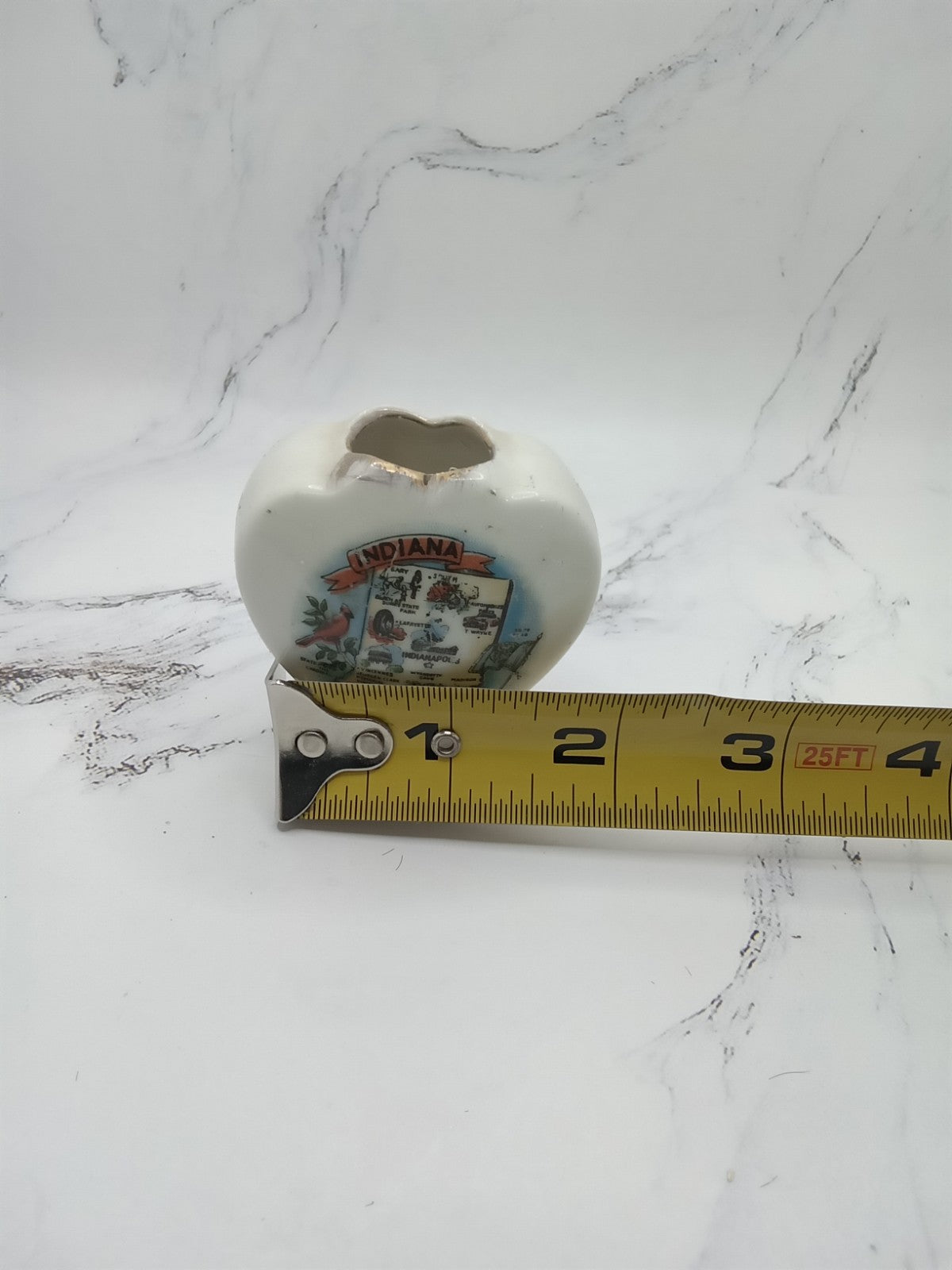Vintage Indiana Souvenir Collectable Mini Vase Toothpick Holder