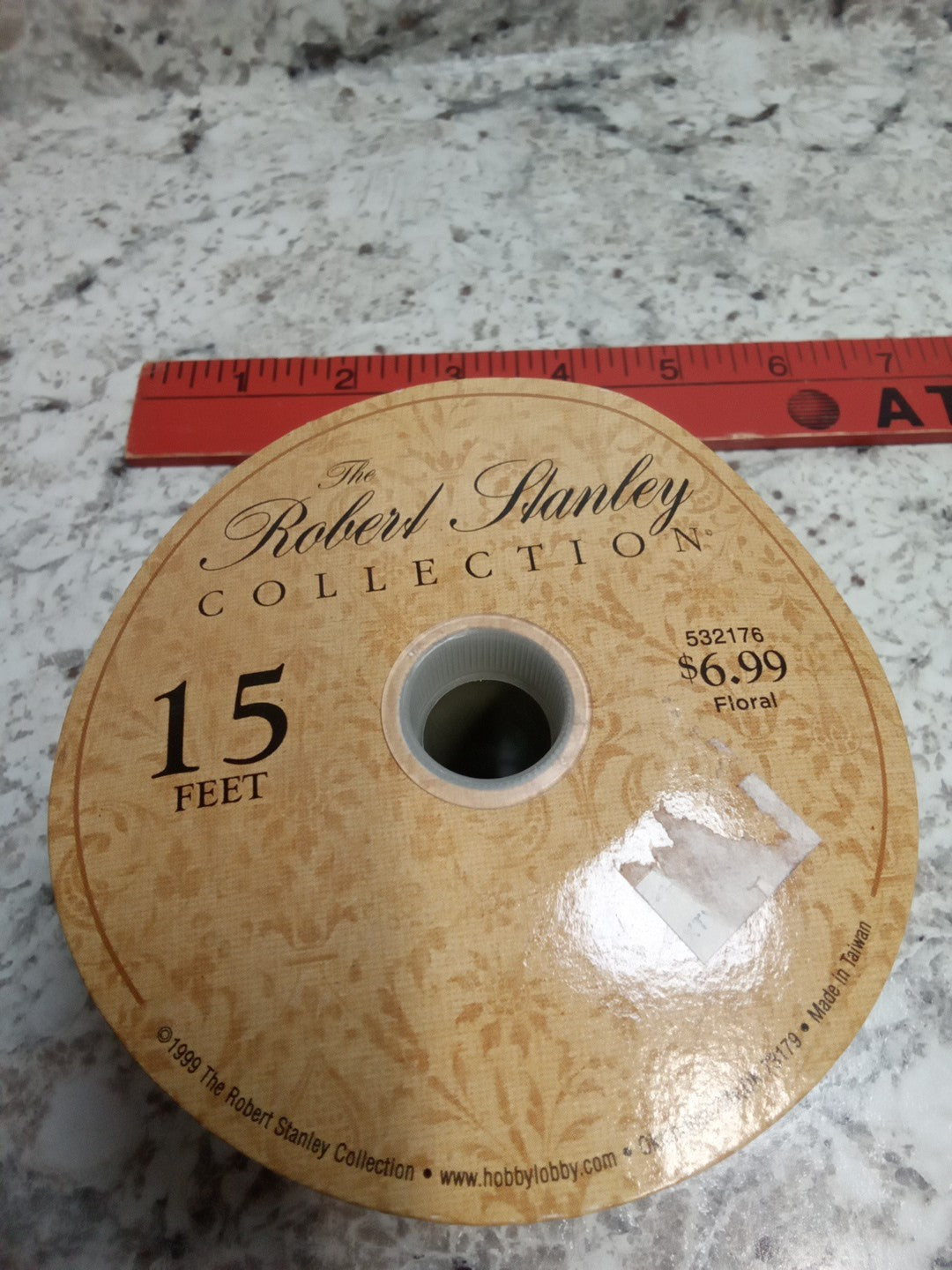 Robert Stanley Collection Blue Floral Ribbon