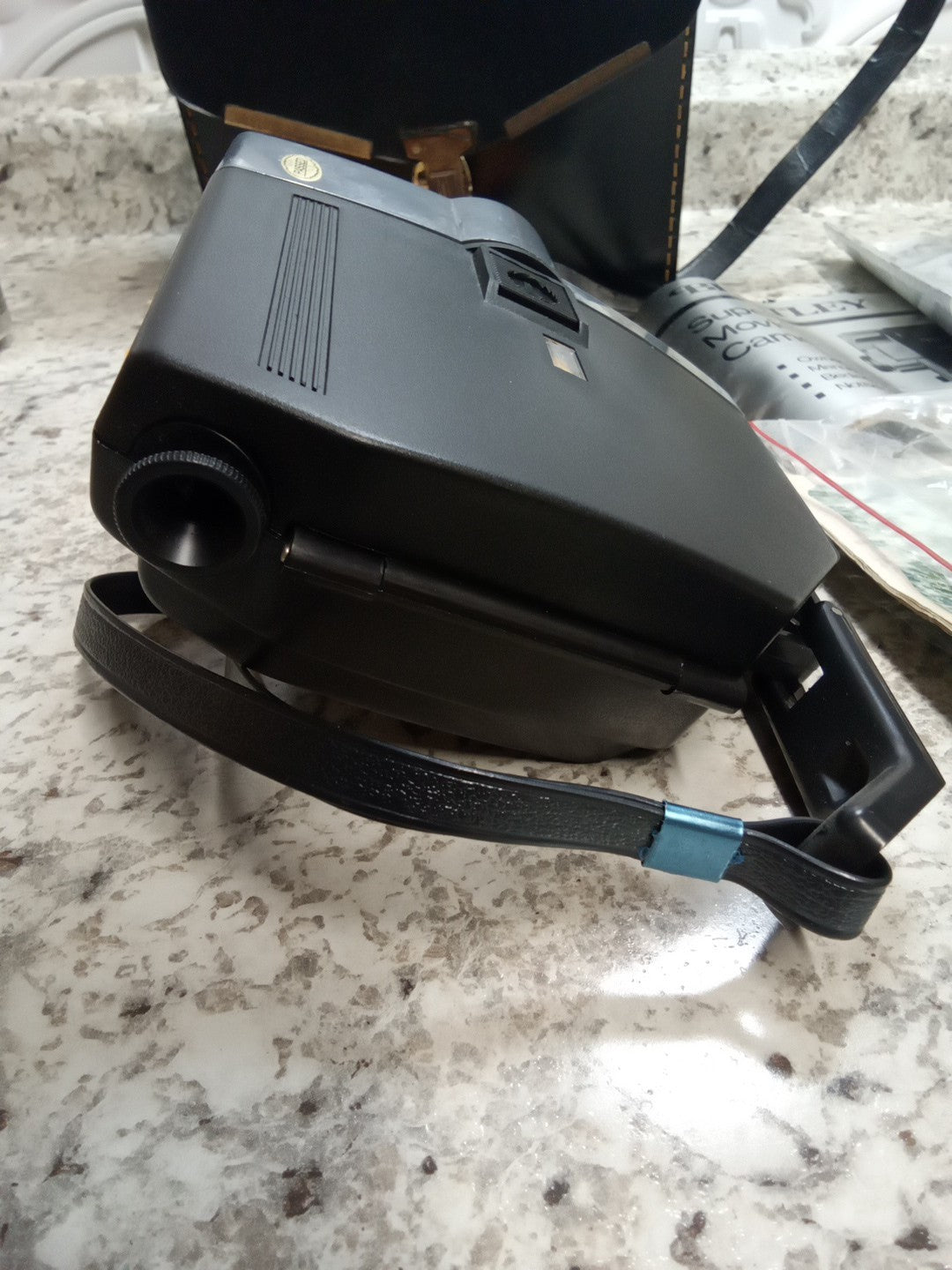 Vintage Bentley Super 8 B-3 Movie Camera Untested With Manual And Original Paper