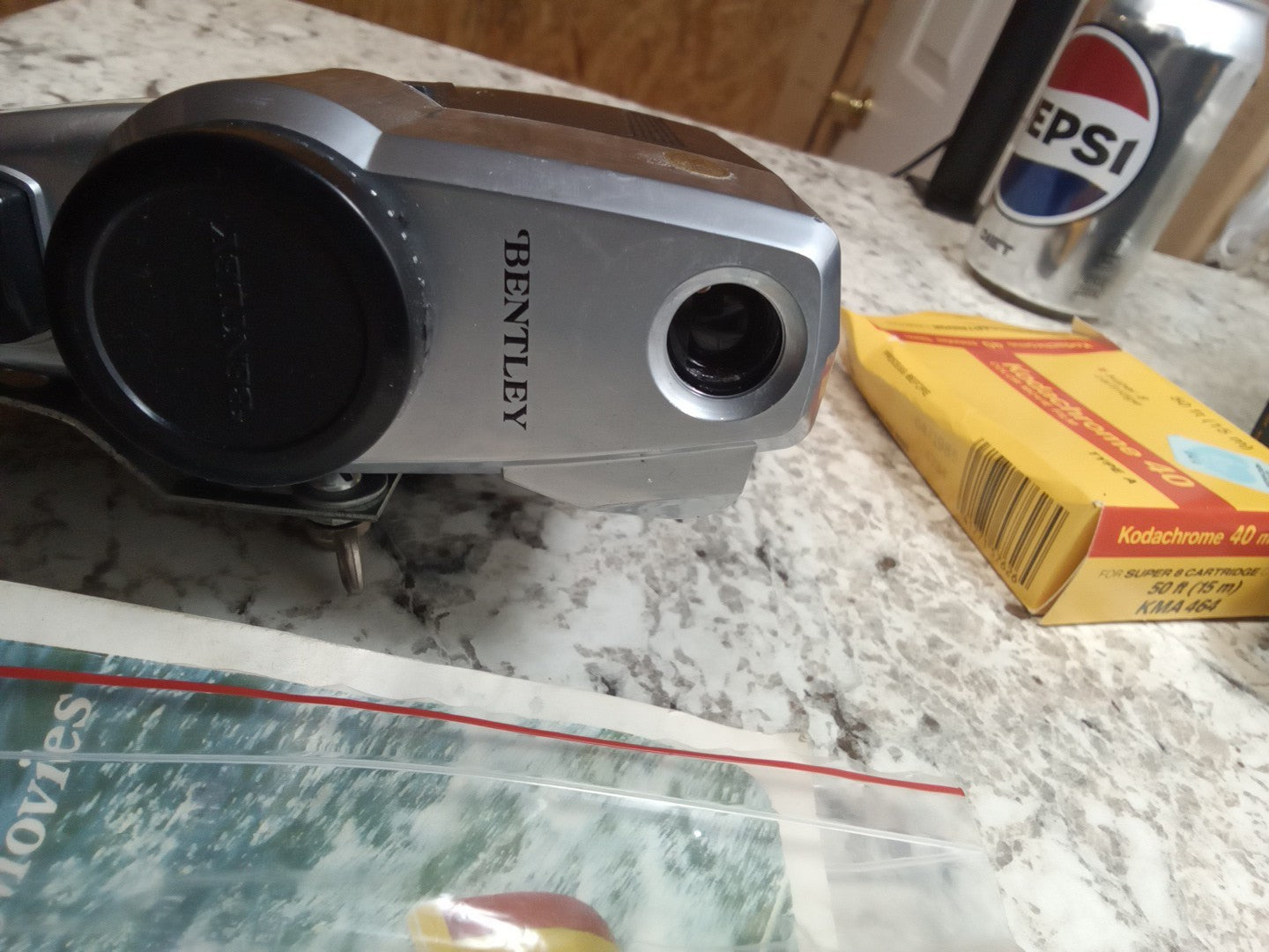Vintage Bentley Super 8 B-3 Movie Camera Untested With Manual And Original Paper