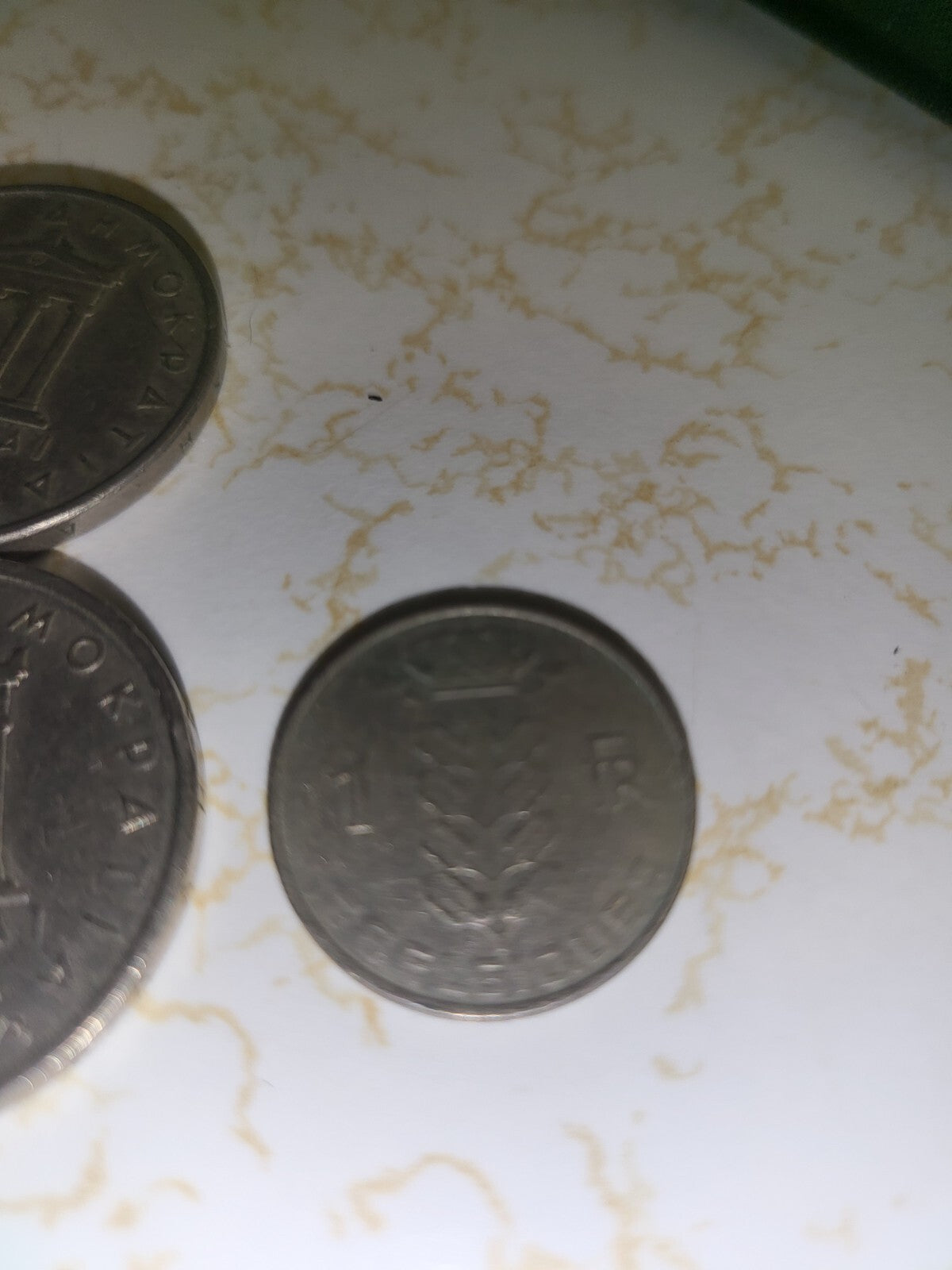 7 Vintage Greek Drachma Coins Mixed Denomination Circulated Coins Currency  #214