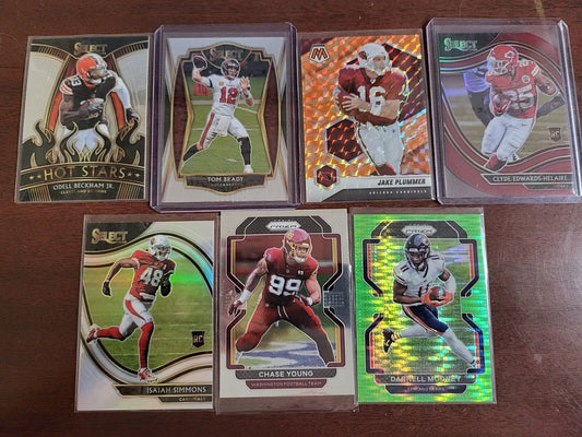 NFL Football Trading Card Lot of 7 Panini Don Russ *sleeved - see description