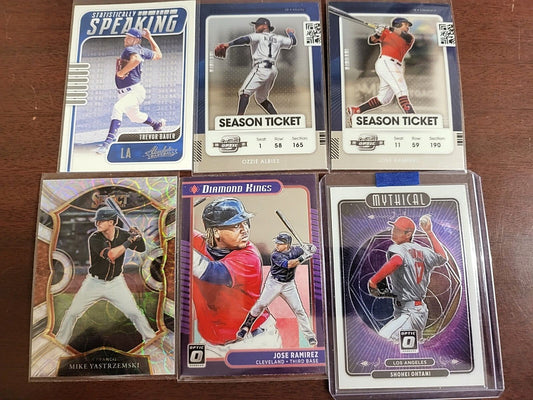 MLB Baseball Trading Card Lot of 6 Panini Don Russ *sleeved - see description