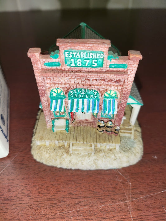 Liberty Falls 1998 Dearly's Grocery Store AH154 3x3x3"  Americana Collection