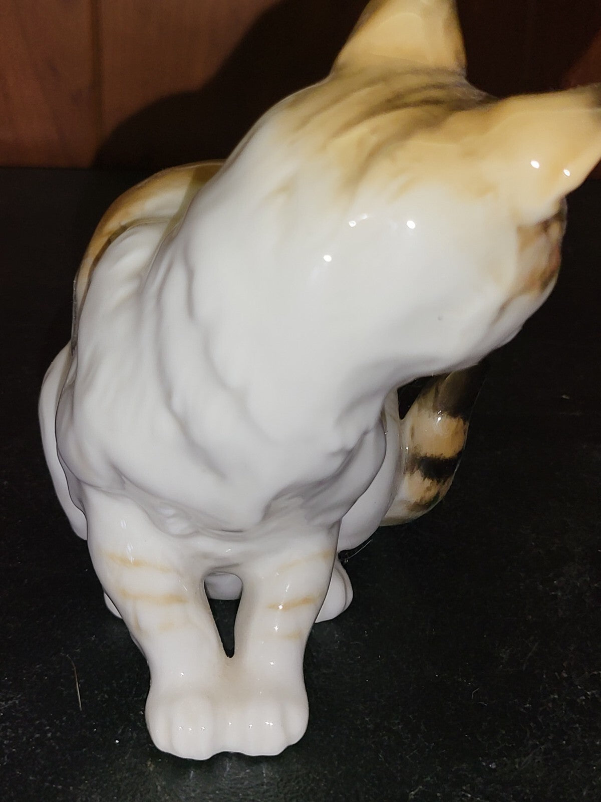 Figurine Ceramic  Cat 4.5" Brown Kitty Hutschenreuther Kunstabteilung Selb C3006