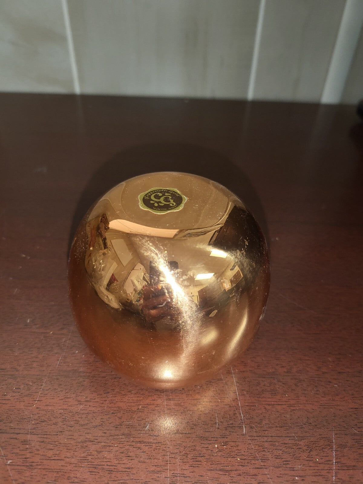 Coppercraft Guild Copper Cup /Bowl Roly-Poly Mini Vase 3.25 x 2.25" Shiny #2997