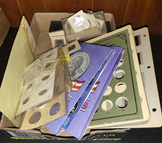 Misc Lot of Coin Collection Sleeves & Pages  Variety