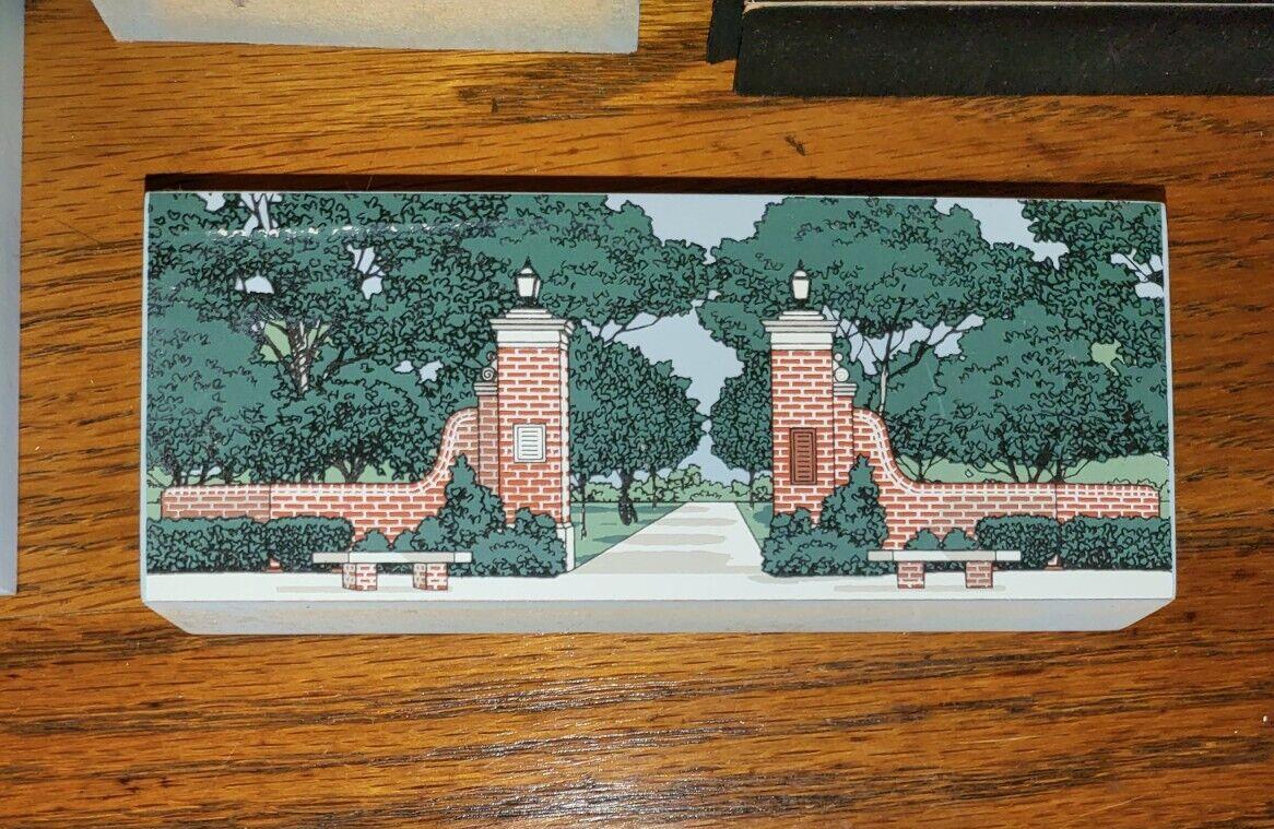 4 Wood Block Decor Miami Univ Nittany Beta Bells Slant Walk
