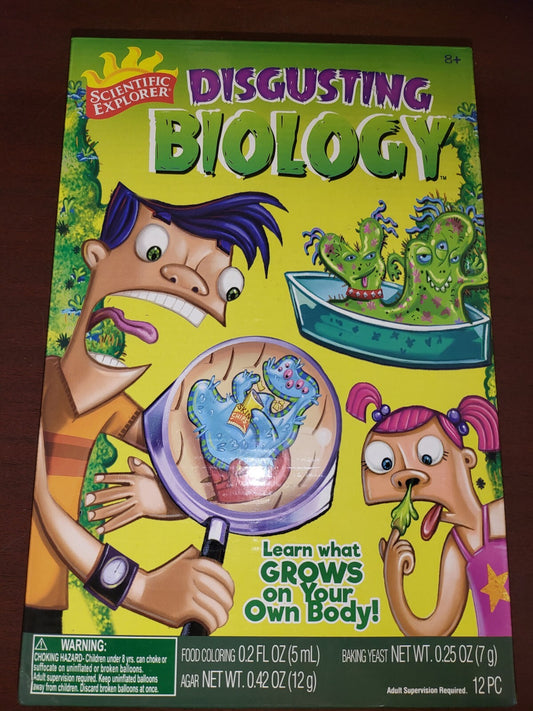 Scientific Explorer Disgusting Biology Kids Science Kit  Game Age 8+ NIOB