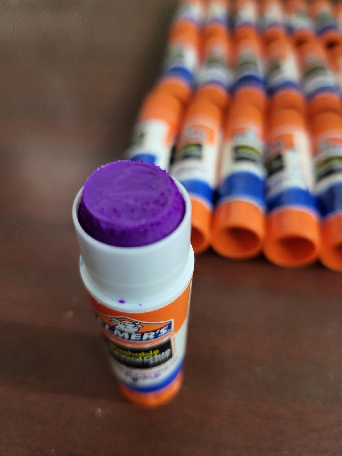 30 Elmer's Glue Stick Washable School Glue Disappearing Purple 7g ea Teachers *