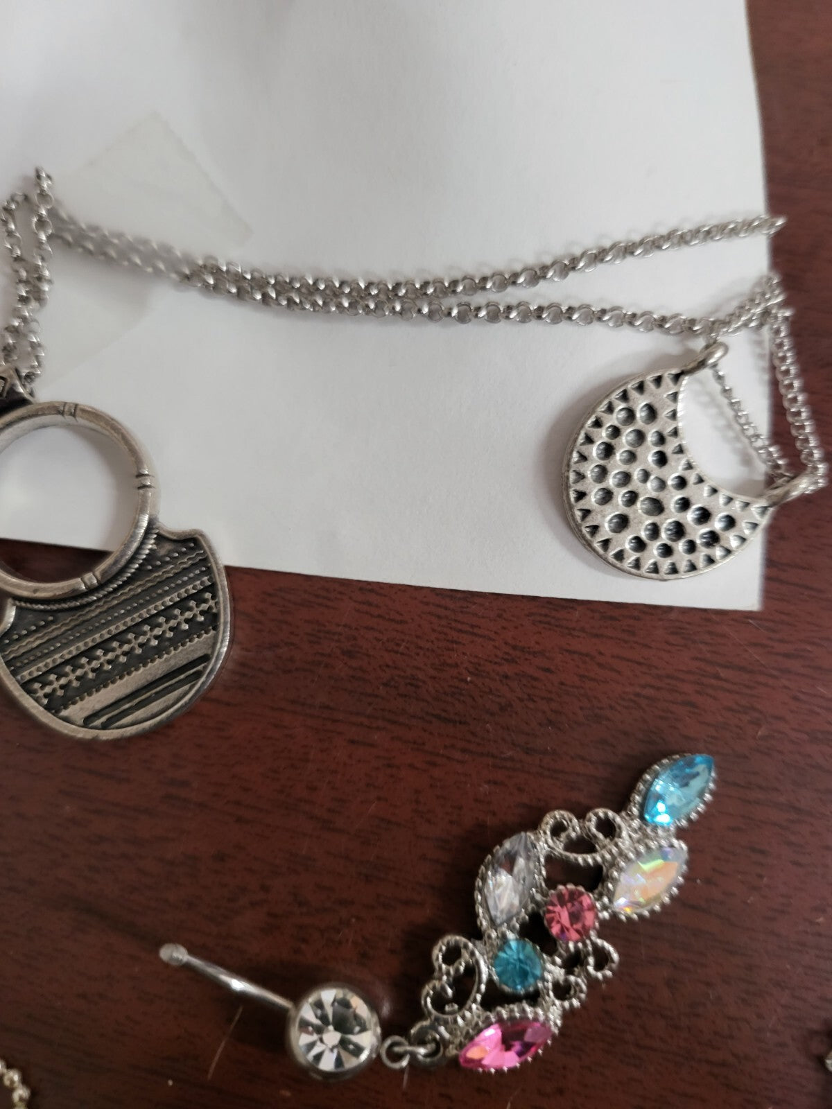 Lot of Misc Costume JewelryNecklaces Earrings More #7
