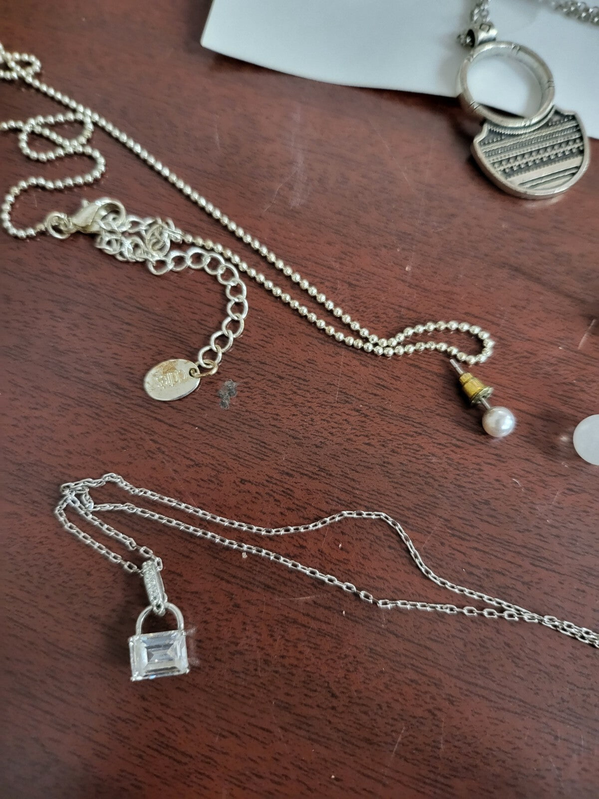Lot of Misc Costume JewelryNecklaces Earrings More #7
