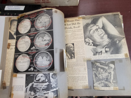 Vintage Scrapbook 1930-70s era National & Local News Personal Memorabilia* #2813