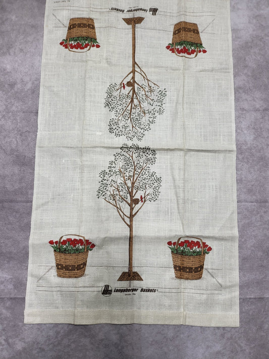 Tea Towel - Longaberger Baskets Dresden Ohio ~16 x 27  100% Linen