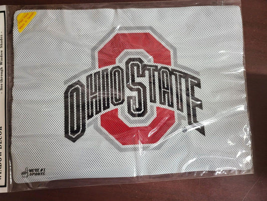 Ohio State Football Static Cling Window Shade 15 x 11"  See Through Auto Home +