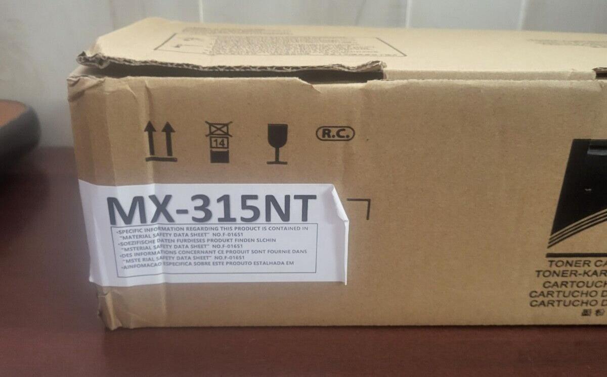 MX-315NT/MX315NT Original OEM Sharp Toner Cartridge | Black Genuine Sealed