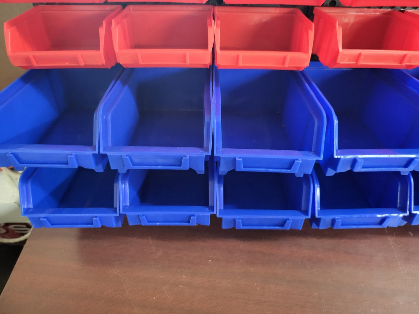Plastic Storage Bins Garage Organizer Wall Set Tools Hardware More *desc