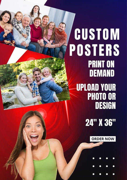 Custom Personal Photo Enlargements up to 24 x 36" Put Your favorite pics Display
