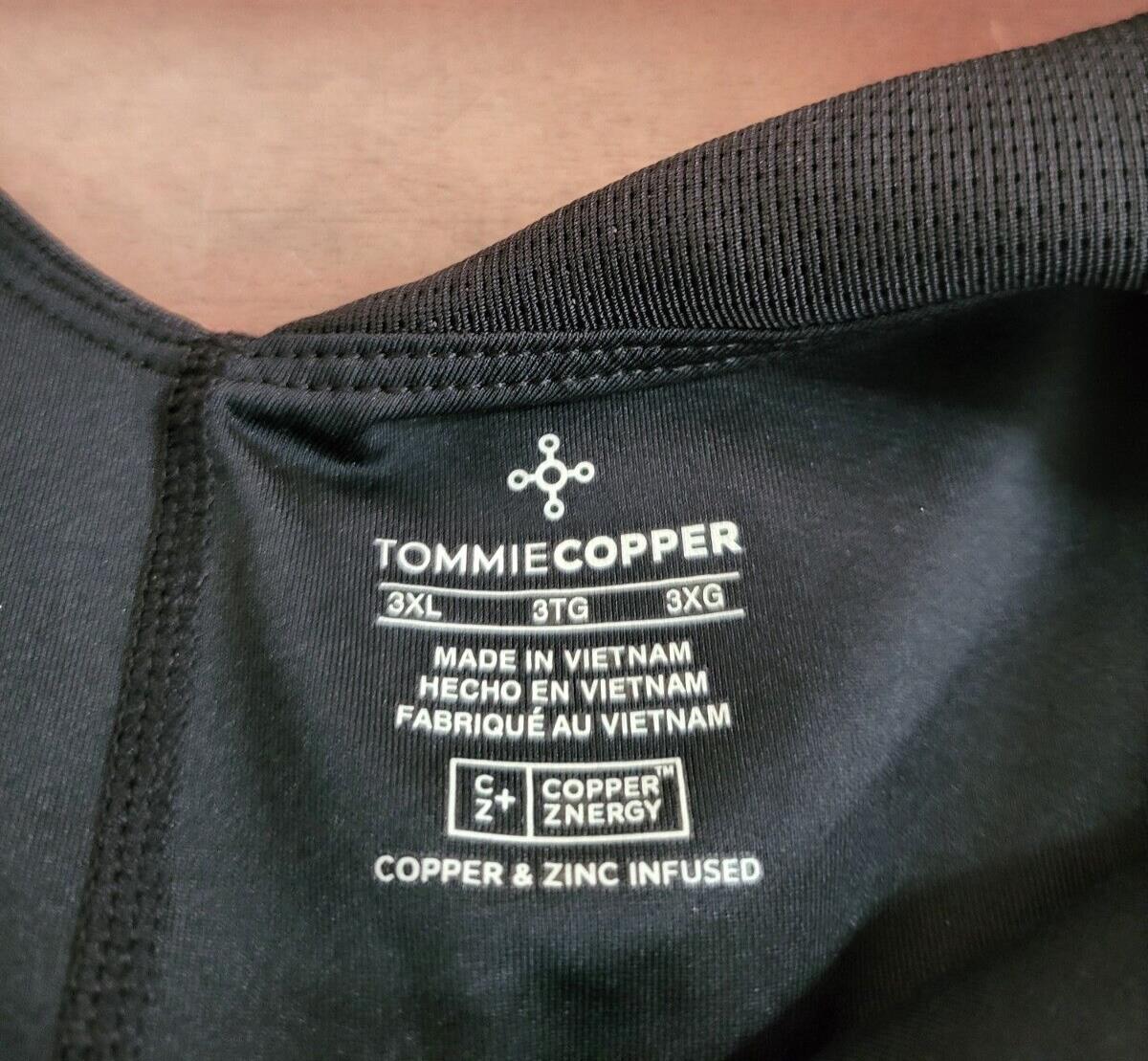 Tommie Copper Shoulder Support Comfort Bra Front Zip 3XL - 4.5" Wide Strap Sport
